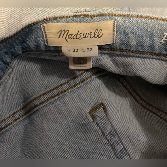Madewell Athletic Slim Men Jeans - Light Blue - Picture 5 of 8
